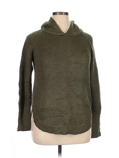 Pre-owned Lety & Me Turtleneck Sweater In Green