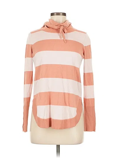 Pre-owned Lety & Me Turtleneck Sweater In Orange