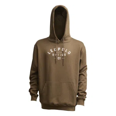 Leupold Men's  Distressed Text Hoodie In Brown