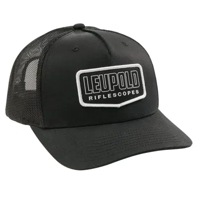 Leupold Men's  Men's Riflescopes Tactical Trucker Adjustable Hat In Black