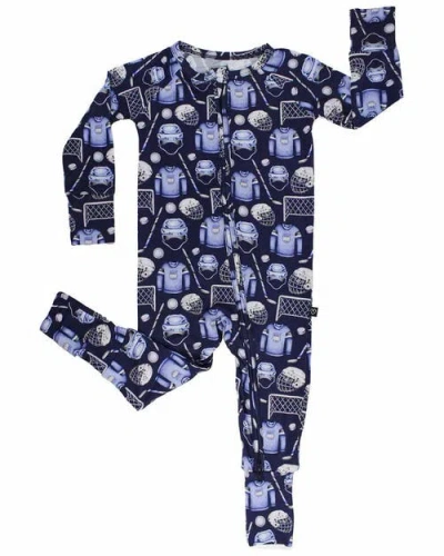 Lev Baby Kids'  Baby Pajamas Romper In Blue