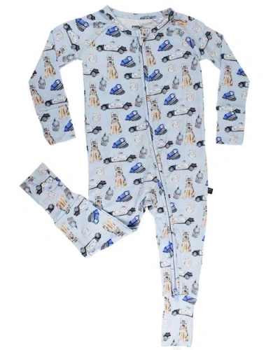 Lev Baby Kids'  Baby Pajamas Romper In Blue