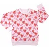 Lev Baby Catalina Bow Sweatshirt In Pink
