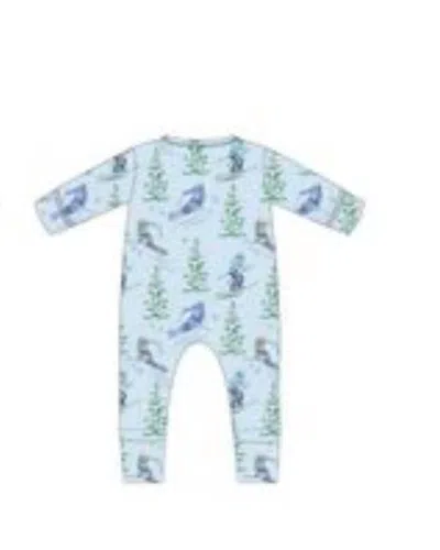 Lev Baby Kid's Breck Poppy Convertible Romper In Blue In Multi