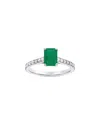 Levaron 1.16 Ct. Tw. Diamond & Ruby Ring In Silver