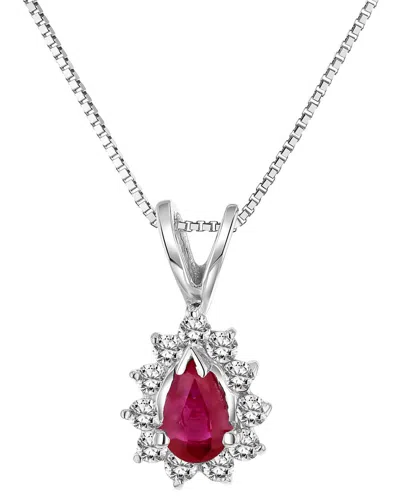 LEVARON LEVARON 14K 0.15 CT. TW. DIAMOND NECKLACE