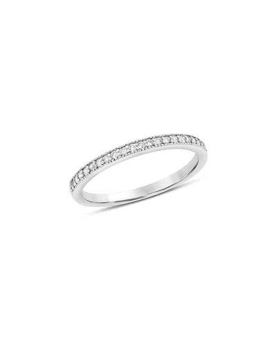 Levaron 14k 0.15 Ct. Tw. Diamond Ring In Silver