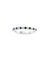 Levaron 14k 0.35 Ct. Tw. Diamond & Sapphire Stackable Ring In Metallic