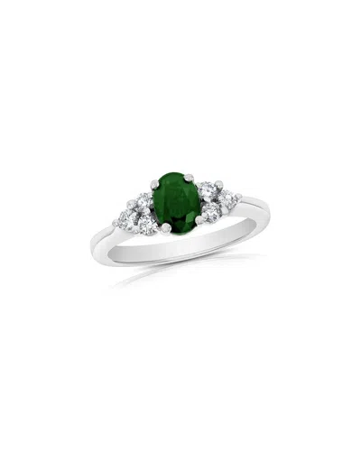 Levaron 14k 0.95 Ct. Tw. Diamond & Emerald Ring In Multi