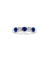 Levaron 14k 1.11 Ct. Tw. Diamond & Ruby Stackable Ring In Red