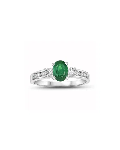 Levaron 14k 1.25 Ct. Tw. Diamond & Emerald Ring In Multi