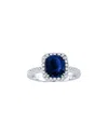 Levaron 14k 2.75 Ct. Tw. Diamond & Sapphire Ring In Blue
