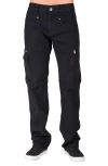 Level 7 Cargo Jeans In Black
