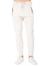 Level 7 Jeans Men's Relaxed Drawstring Joggers In White