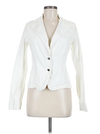 Pre-owned Level 99 Blazer Jacket In White