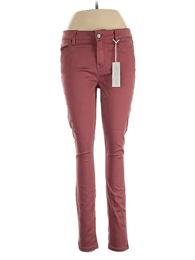 Pre-owned Level 99 Casual Pants In Burgundy