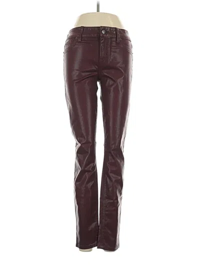 Pre-owned Level 99 Casual Pants In Burgundy