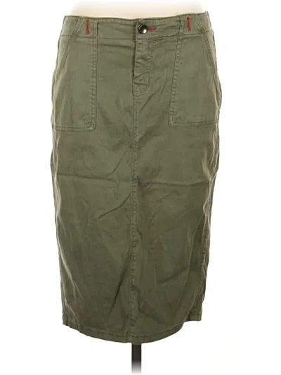 Pre-owned Level 99 Casual Skirt In Green