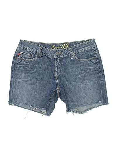 Pre-owned Level 99 Denim Shorts In Blue