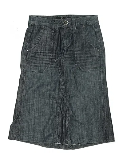 Pre-owned Level 99 Denim Skirt In Blue