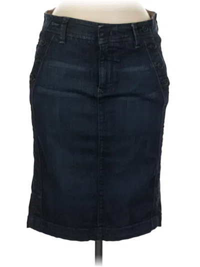 Pre-owned Level 99 Denim Skirt In Blue