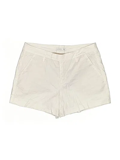 Pre-owned Level 99 Khaki Shorts In White