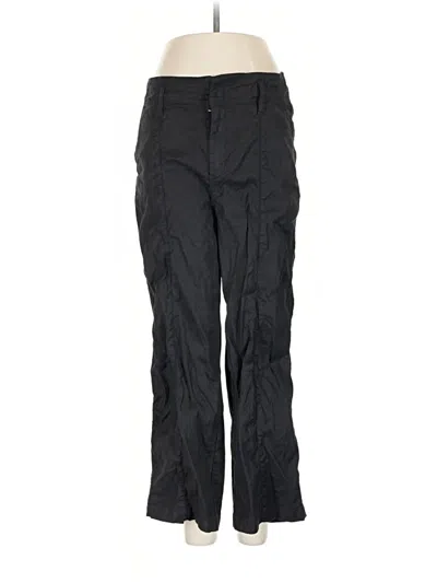 Pre-owned Level 99 Linen Pants In Black