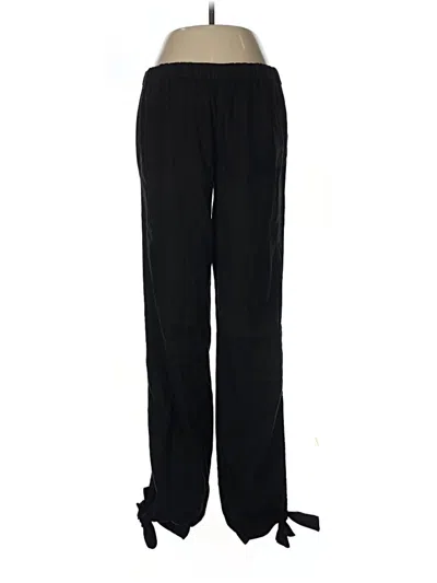 Pre-owned Level 99 Linen Pants In Black