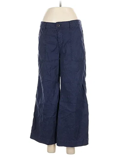 Pre-owned Level 99 Linen Pants In Blue