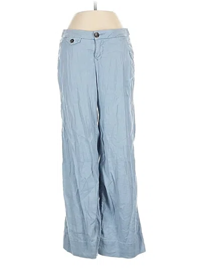 Pre-owned Level 99 Linen Pants In Blue