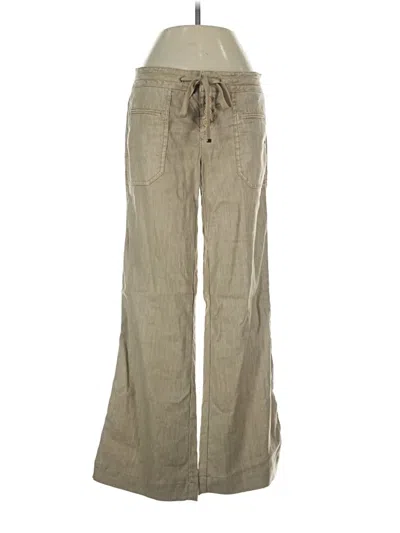 Pre-owned Level 99 Linen Pants In Brown