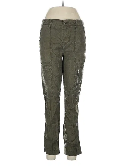 Pre-owned Level 99 Linen Pants In Green
