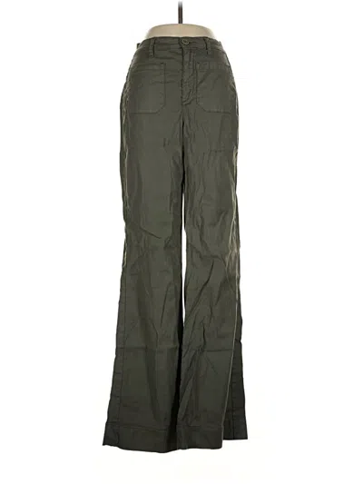 Pre-owned Level 99 Linen Pants In Green