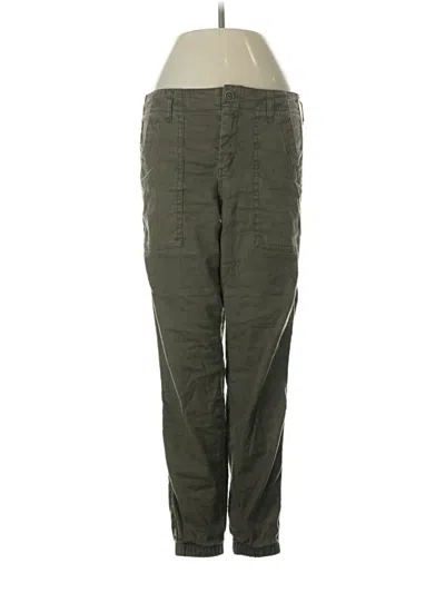 Pre-owned Level 99 Linen Pants In Green
