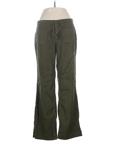 Pre-owned Level 99 Linen Pants In Green