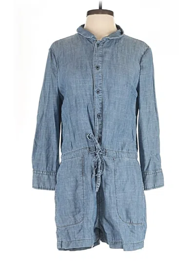 Pre-owned Level 99 Romper In Blue