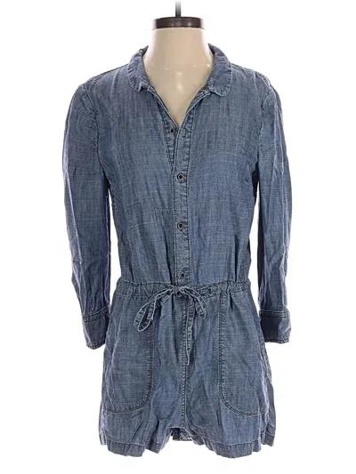 Pre-owned Level 99 Romper In Blue
