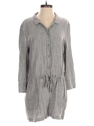 Pre-owned Level 99 Romper In Gray