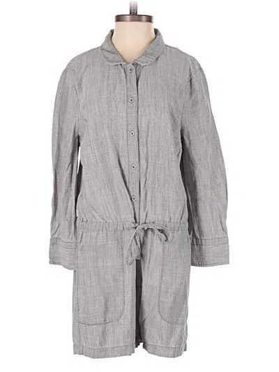 Pre-owned Level 99 Romper In Gray