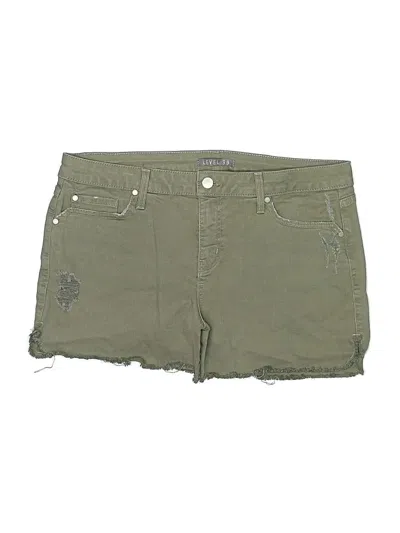 Pre-owned Level 99 Shorts In Green