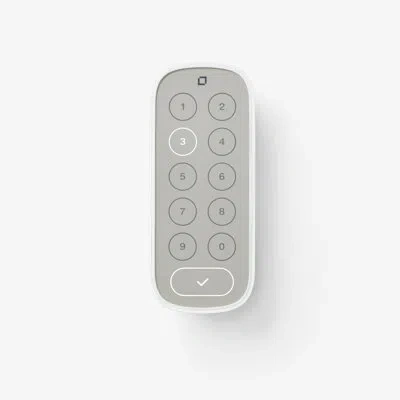 Level Keypad, Smart Keypad Accessory For  Locks In White