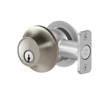 Level Lock+ Connect Single Cylinder Deadbolt With Smart  Lock With Wifi And Bluetooth Capacitive Touc In Satin Nickel