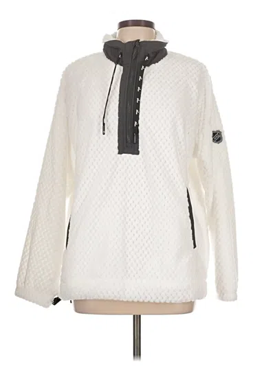 Level Wear Pullover Sweater In White