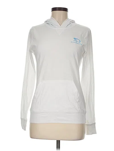 Pre-owned Level Wear Sweatshirt In White