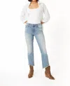 Level99 Adrian Kick Flare Jean In Vintage Blue In Blue