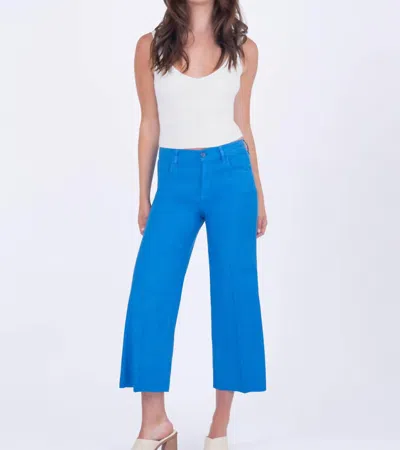 Level99 Annabelle Wide Leg Pants In Blue Bell In Multi