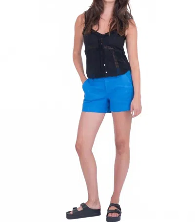 Level99 Cassandra Short In Blue Bell