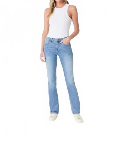 Level99 Chloe Mid Rise Boot Jeans In Sunset In Pink