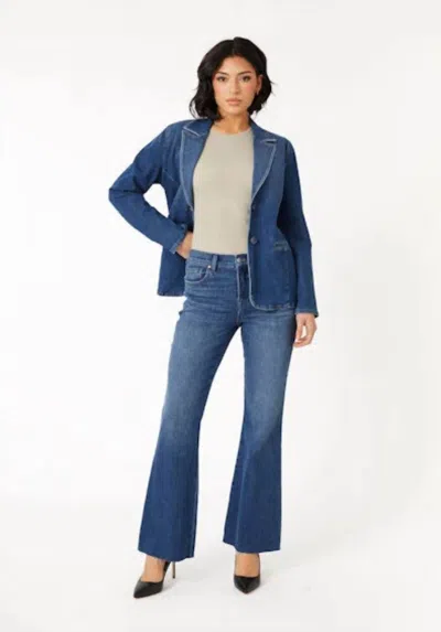 Level99 Claudia Flare Jean In Brit Blue