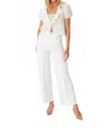 Level99 Hudson Wide Leg Jean In Stillwater In White